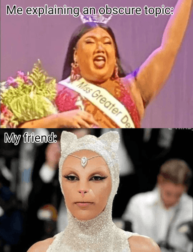 I saw a transphobic meme, and I reused images for something better