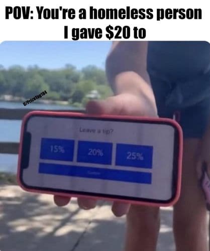 "I didn't have to give it to you you know"