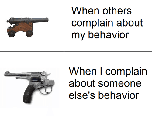 Double standards
