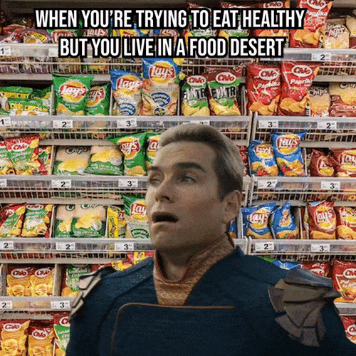 Anyone else live in a food desert?