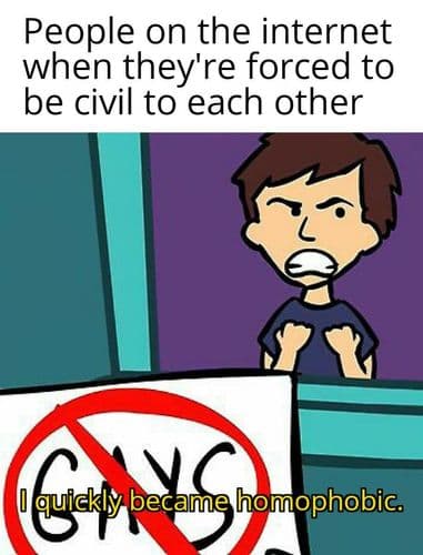 You'll never make me be nice