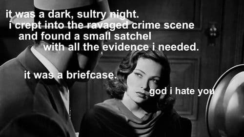 dad jokes noir