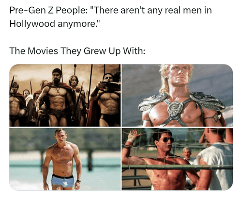 Nothing says "Manly" like sweaty, half-naked men
