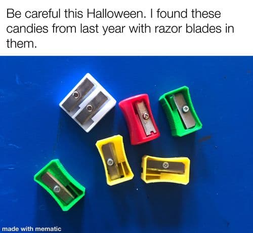 Be careful this Halloween!!
